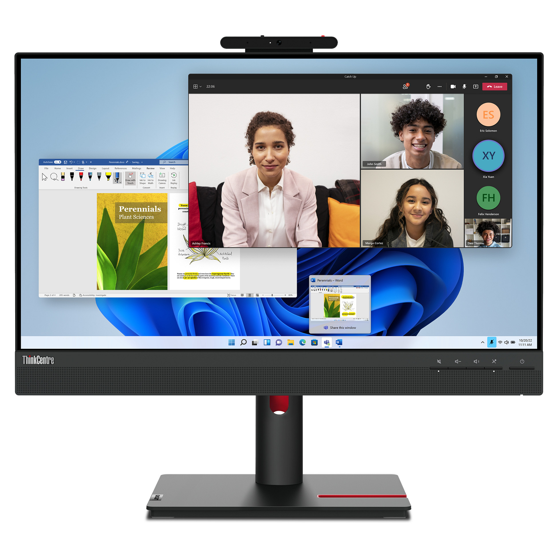 Monitor për Punë Lenovo ThinkCentre Tiny-in-One 60.5cm/23.8" (1920x1080) 24 Gen 5 16:9 FHD IPS Touch 60Hz 4ms HDMI DP Speaker Black - 9