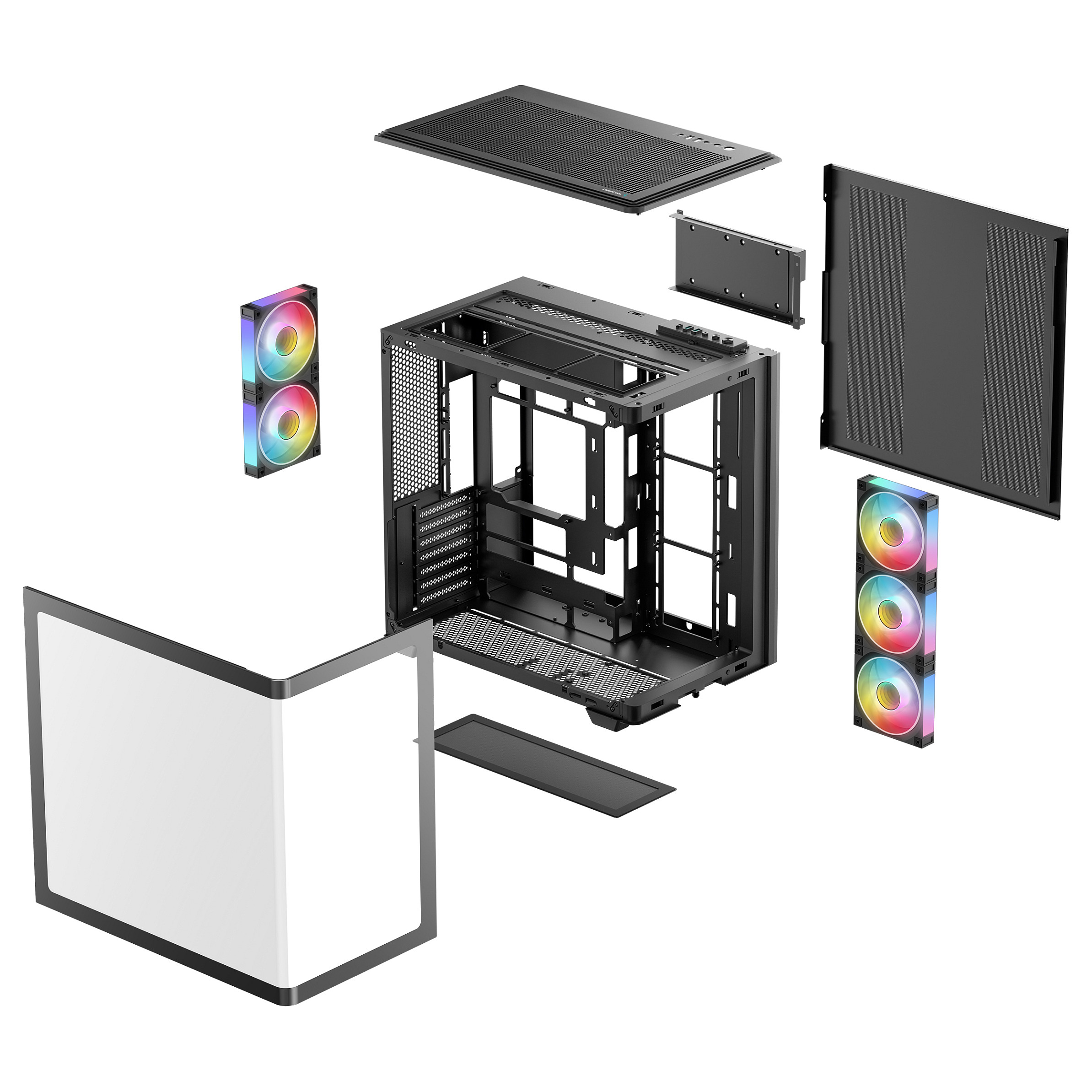 Kasë DeepCool CG590U 5F - Zezë - 8