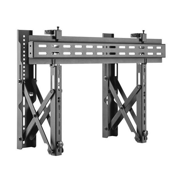 Mbajtëse Muri për TV Equip 650351 / 37"-70" / 45kg / Pop-Out / Video Wall - Zezë - 1