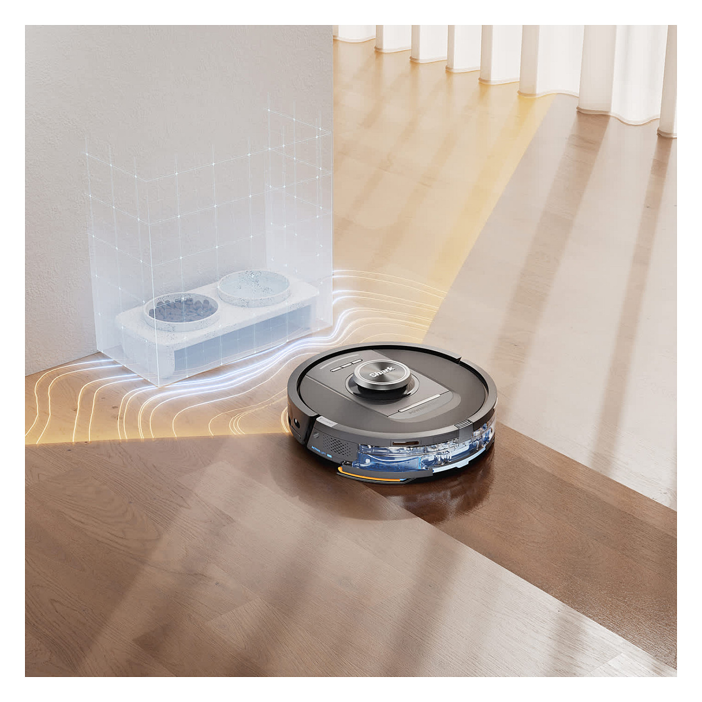 Fshesë Robotike Shark RV2800YEEU – E Zezë/Argjendtë - 4