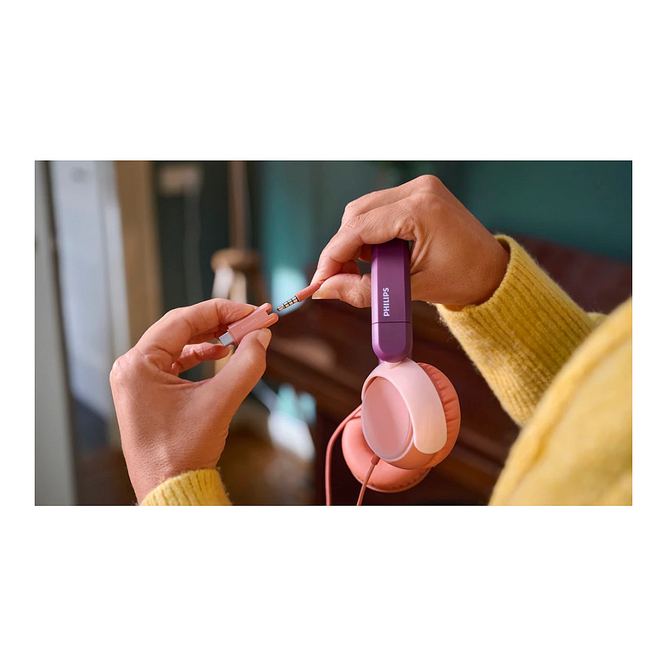 Kufje pa kabllo Philips TAK2000MP/00 – Vjollcë/Portokalli/Rozë - 10