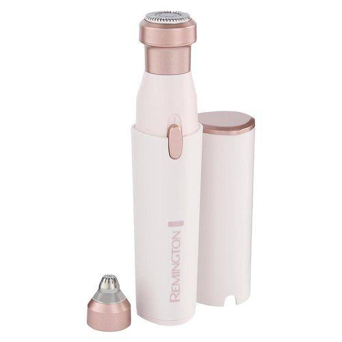 Makinë e rrojës për fytyrë dhe vetulla Remington WFS200 BareMe / 2-in-1 / LED Light / Waterproof / USB-C – Rozë/Bardhë
