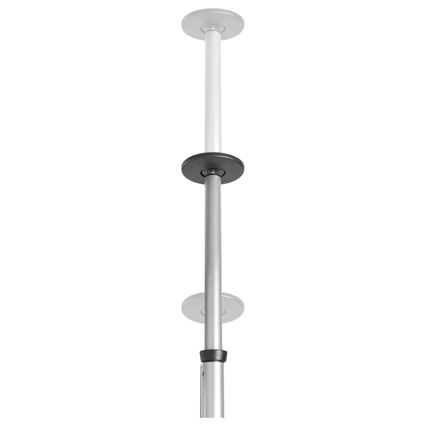 Mbajtëse për TV Equip 650621 , 37–70" , deri 30kg , dysheme–tavan , lartësi e rregullueshme , rrotullim 360° , VESA 200x200–600x400 - Argjend - 7