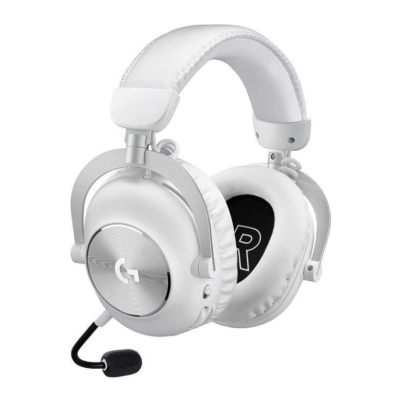 Kufje Gaming Logitech PRO X 2 Lightspeed – Bardhë + Mikrofoni + Jastekë shtesë për veshët + Çantë + Adapter + Kabllo USB-C + Kabllo audio - 5