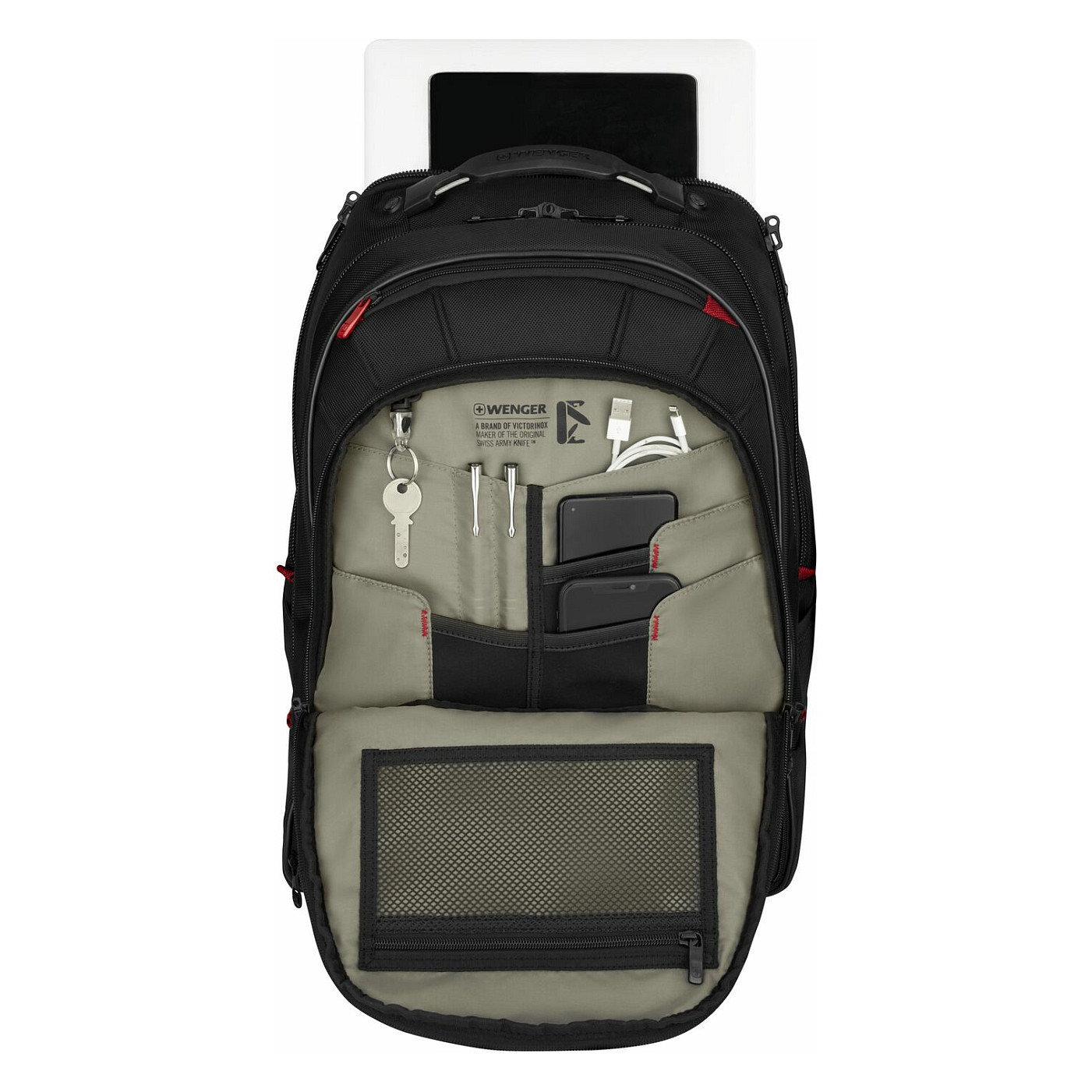Çantë Wenger Carbon Pro 653129 / 15.6" / 33L / 77% Recycled / Tablet 10" / Trolley Strap - Zezë - 9