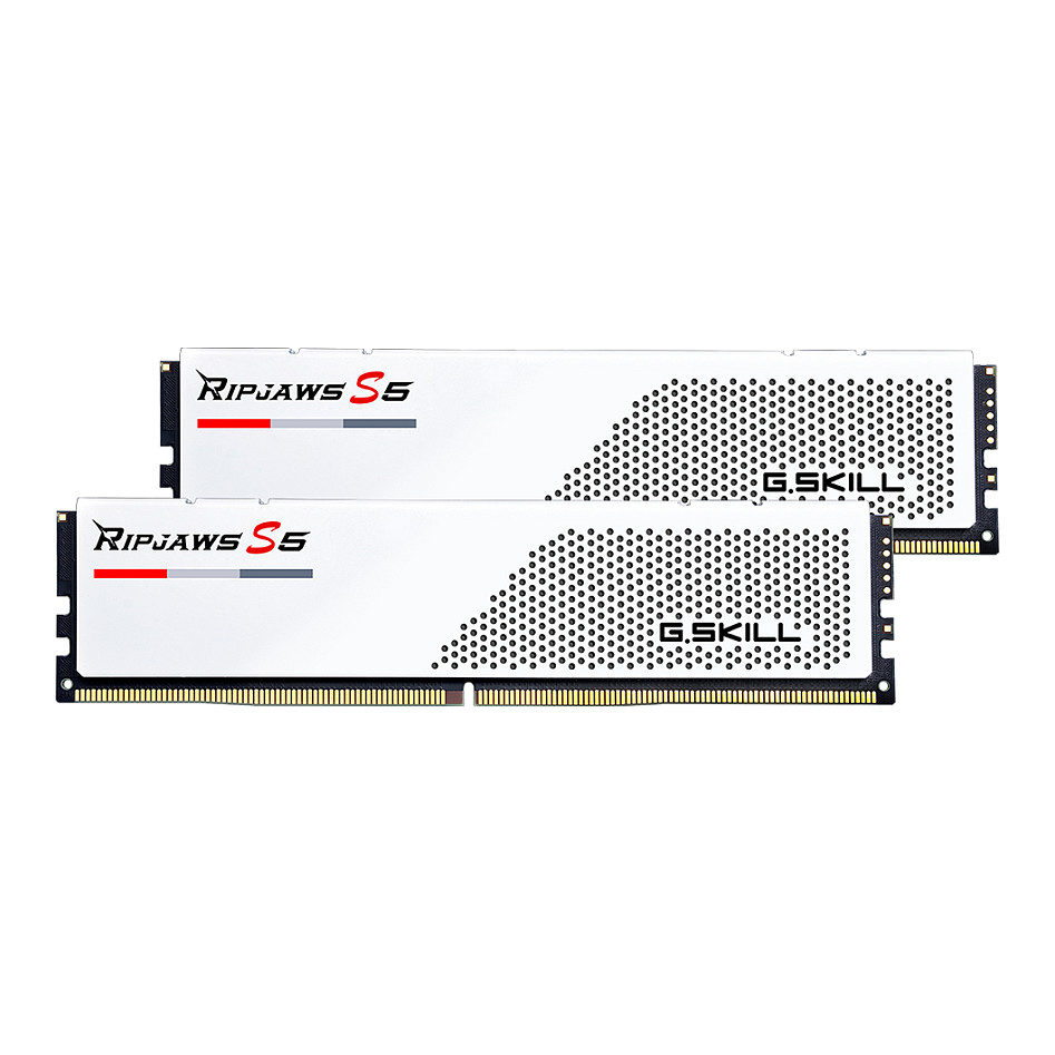 RAM Memorie DDR5 G.Skill Ripjaws S5 / 32GB / DIMM / 6000MHz / CL40 / 288-pin - E Bardhë