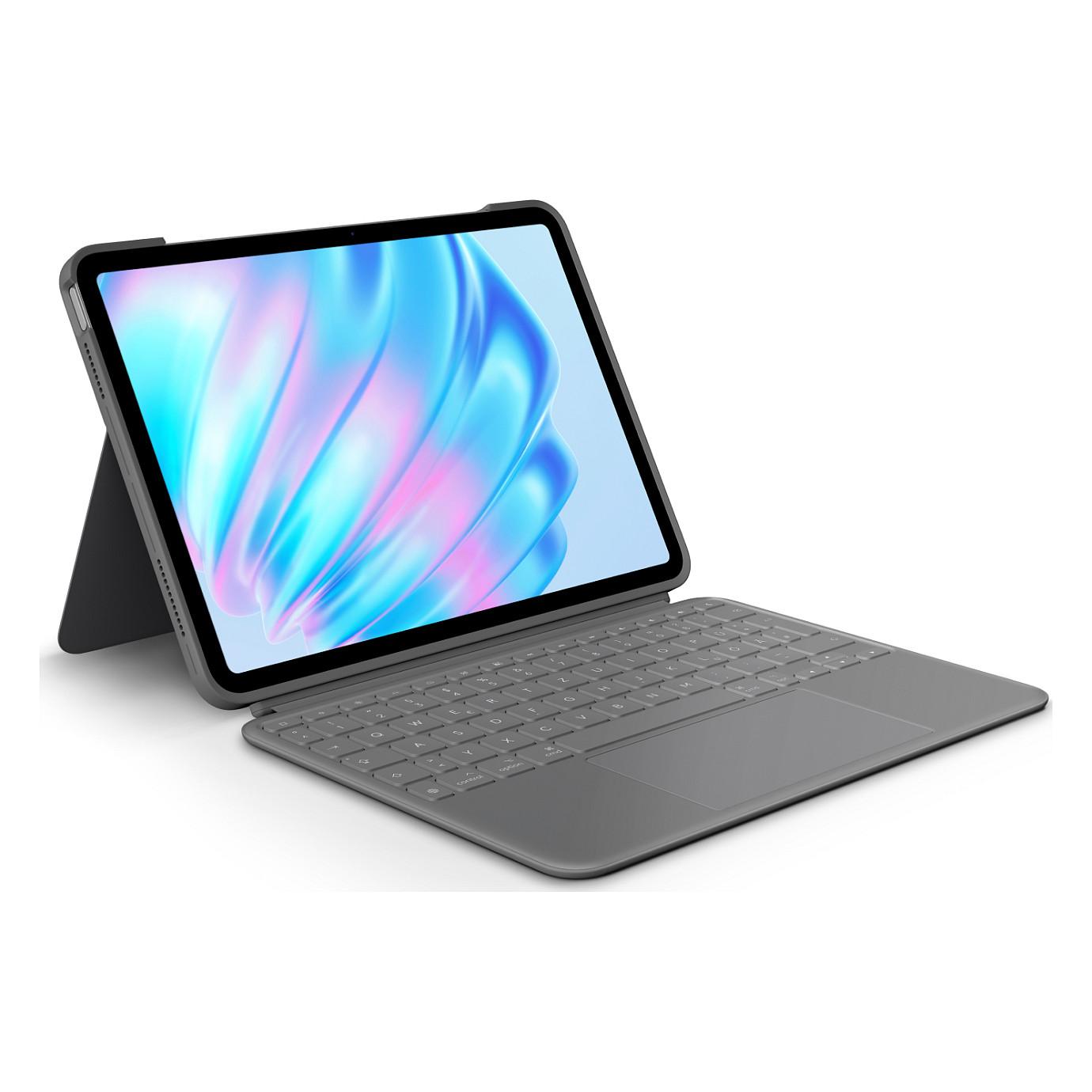 Tastierë për Tablet Logitech Combo Touch / iPad Air 11" / QWERTZ / Trackpad / Smart Connector / Backlit - Gri - 6
