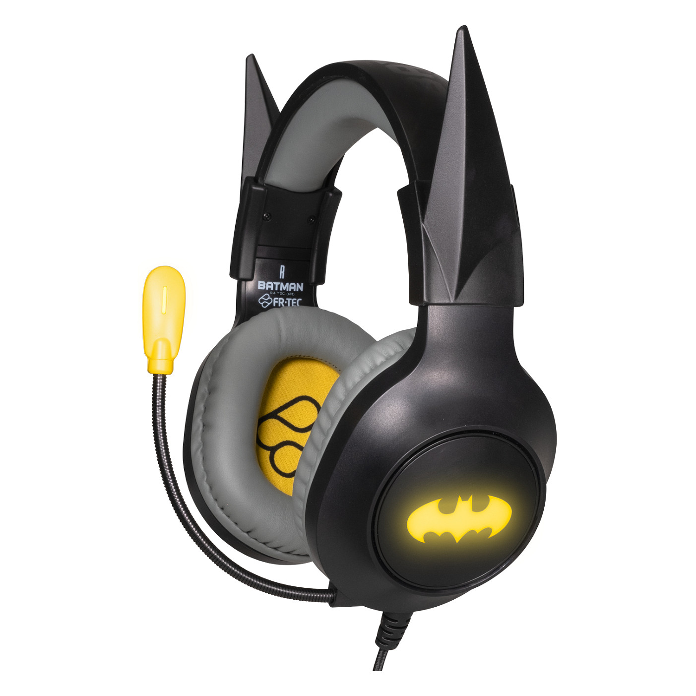 Kufje gaming me kabllo Blade BATHEAD / LED / Wired / Mikrofon – Zezë/Verdhë - 1