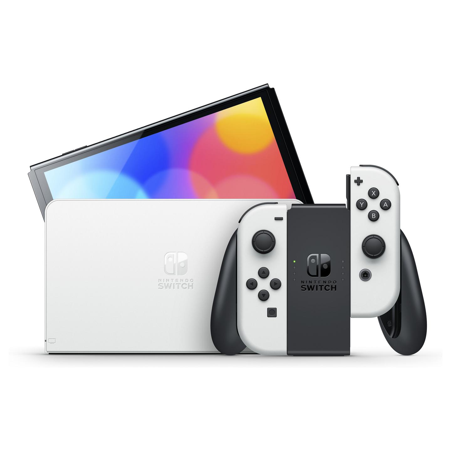 Konzolë Nintendo Switch OLED / 7" OLED / 64GB / Wi-Fi & Bluetooth / Joy-Con – Bardhë - 3