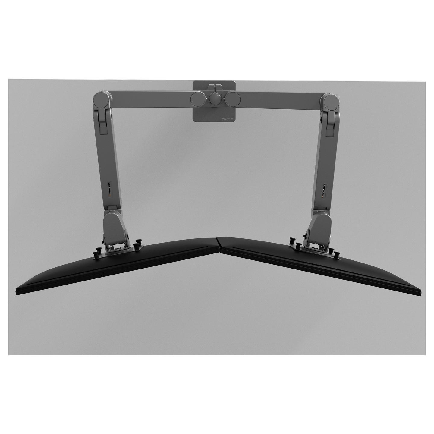 Mbajtëse për Monitor Ergotron LX Pro 45-686-293, 2 Monitorë, deri 27", 20kg, VESA 100x100mm - Gri e Errët, Zezë - 9