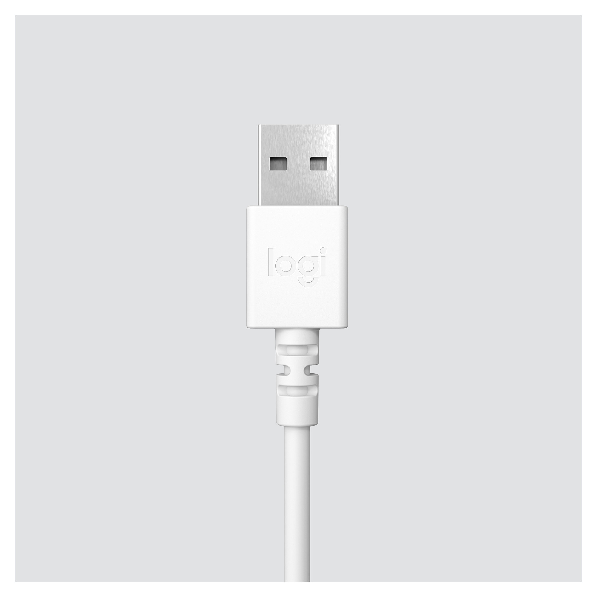 Kufje Logitech H390, USB-A, të bardha - 5