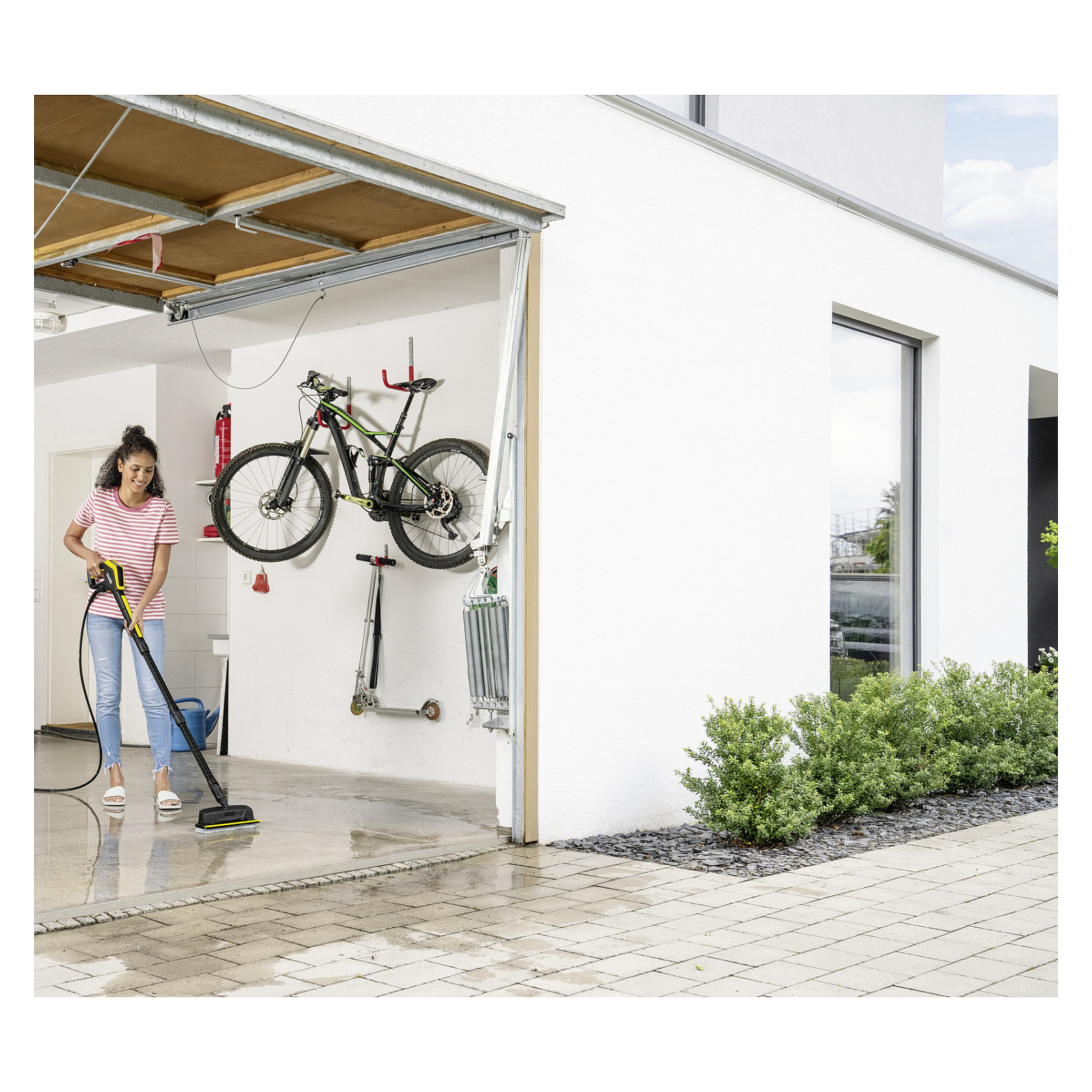 Aksesorë për Fshesë Kärcher PS 30 / 3 Grykëza me Presion të Lartë / 360° / Squeegee / K 2–K 7 – Zezë/Verdhë - 3
