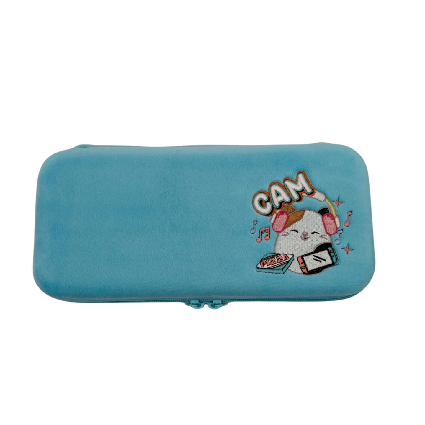 Aksesorë për Nintendo Switch / Çantë Squishmallows Cam the Cat / Nintendo Switch 2 / Switch OLED / Switch Lite – Blu - 2