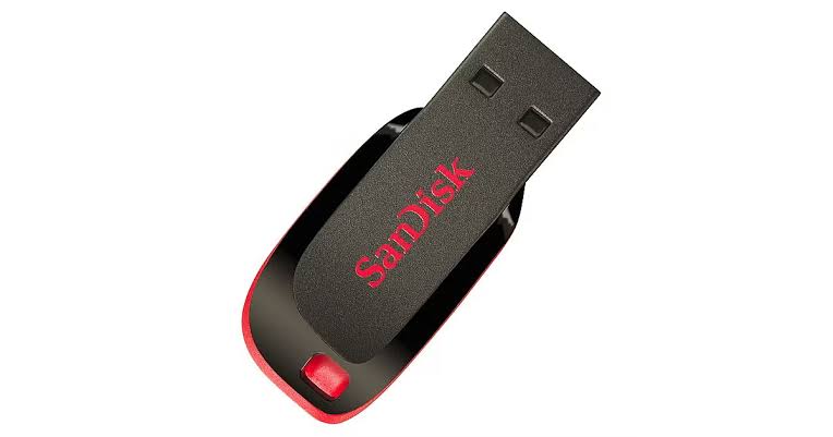 USB Flash Drive SanDisk Cruzer Blade / 16GB / USB 2.0 – Zezë/Kuqe