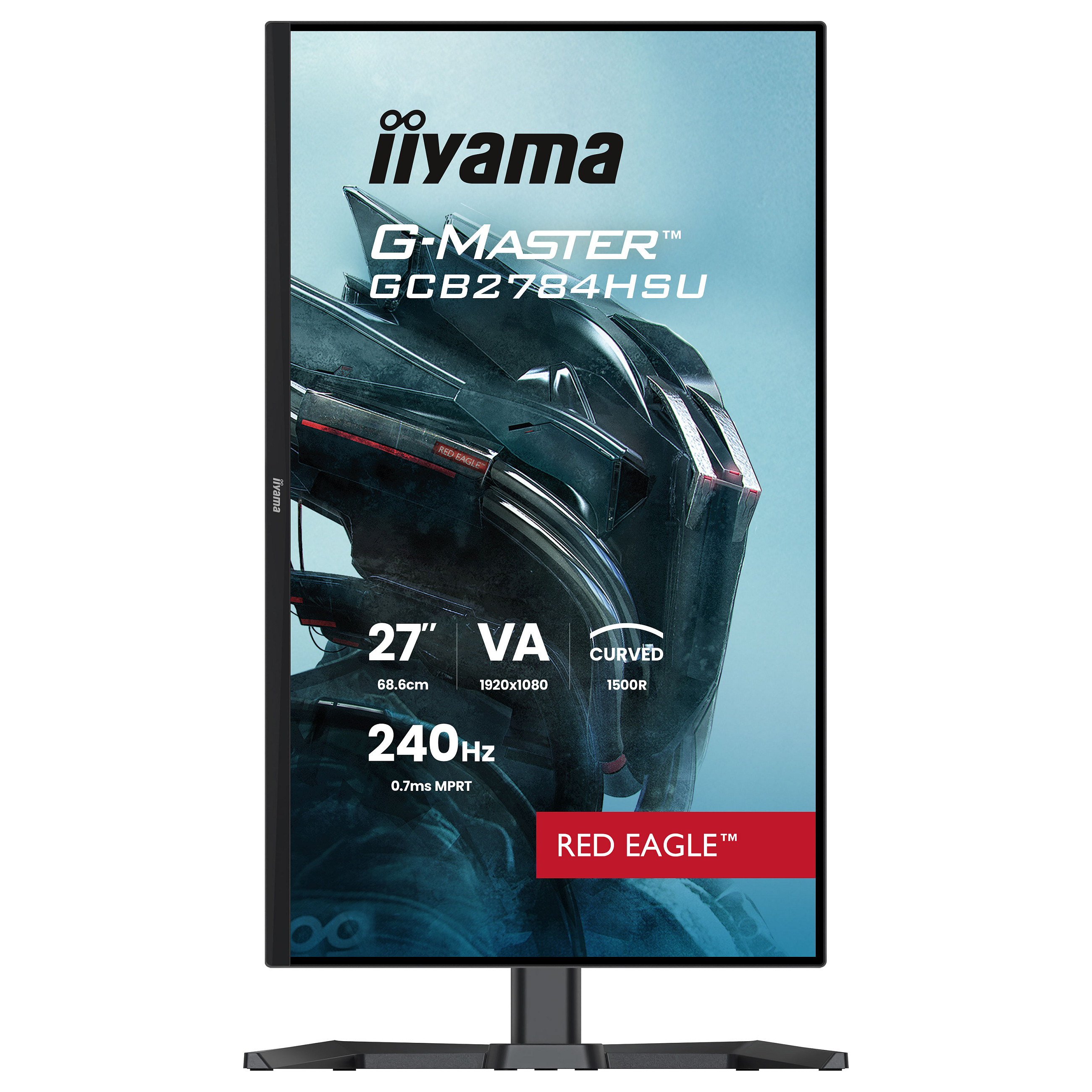 Monitor Gaming iiyama G-Master GCB2784HSU-B1 / 27"/ Full HD VA / Curved / 240Hz / 0.7ms / HDMI+USB+DP - Zezë - 10