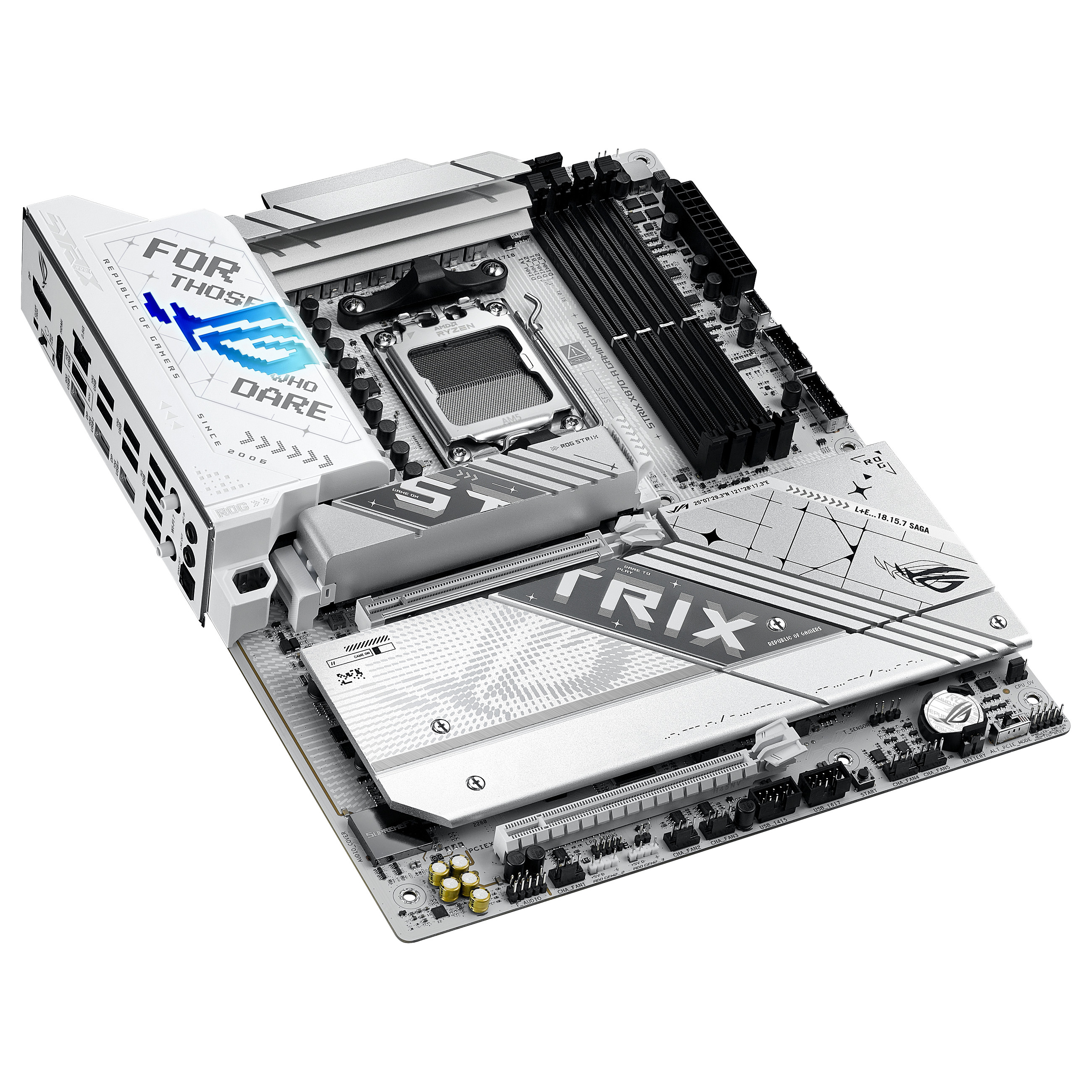 Pllakë Amë ASUS ROG STRIX X870-A GAMING WIFI / AMD AM5 / X870 / DDR5 / ATX / Wi-Fi 7 / 2.5GbE LAN - 8