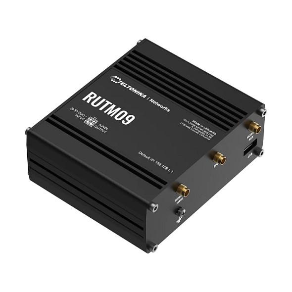 Teltonika RUTM09, Ruter Industrial, 4G LTE Cat 6, 1× Gigabit WAN + 3× Gigabit LAN, Dual SIM, GNSS, Carrier Aggregation, Failover – Zi - 3