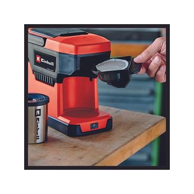 Aparat për kafe me Bateri Einhell TE-CF 18 Li-Solo, 18V, 240ml, 80°C - Zezë - 7