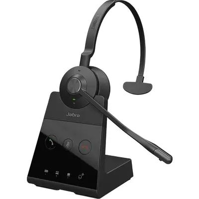 Kufje pa kabllo Jabra Engage 65 SE Mono, DECT, Rreze deri në 150m, Autonomi bisede deri në 13 orë, USB-C, Mikrofon me anulim të zhurmës – Zezë