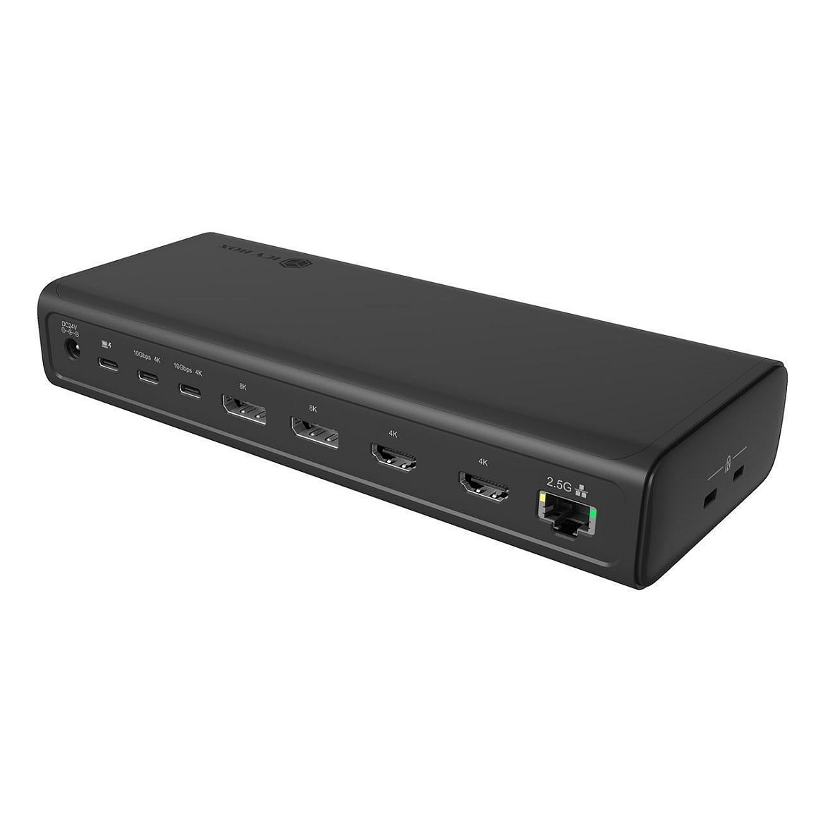 Docking Station ICY BOX IB-DK7401-CU31 / 17-Port / USB 3.2 Gen 2 / DisplayLink / 8K 144Hz / 2.5GbE / 140W PD - Zezë - 1
