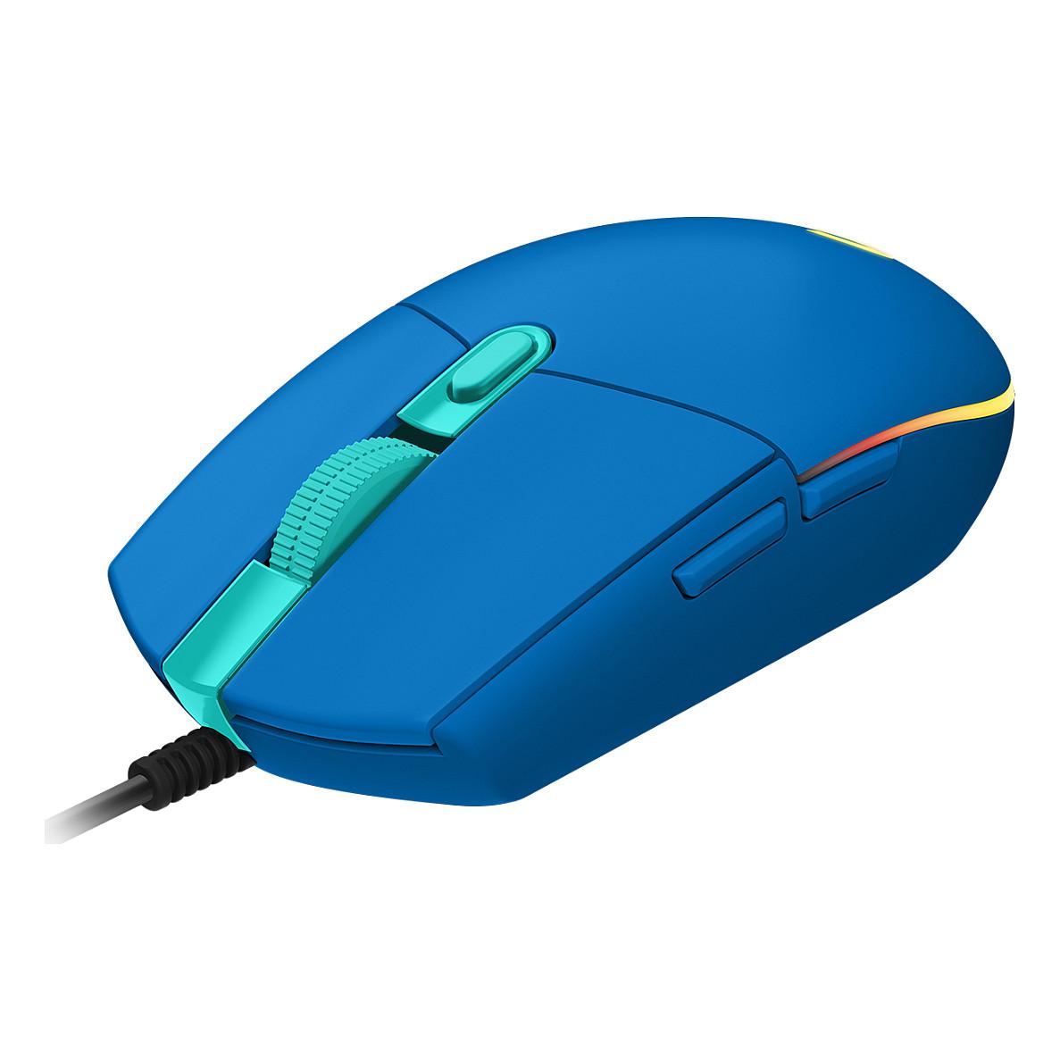 Maus Gaming me Kabllo Logitech G G203 LIGHTSYNC / 8000 DPI / 6 Butona / 1 ms / USB – Blu