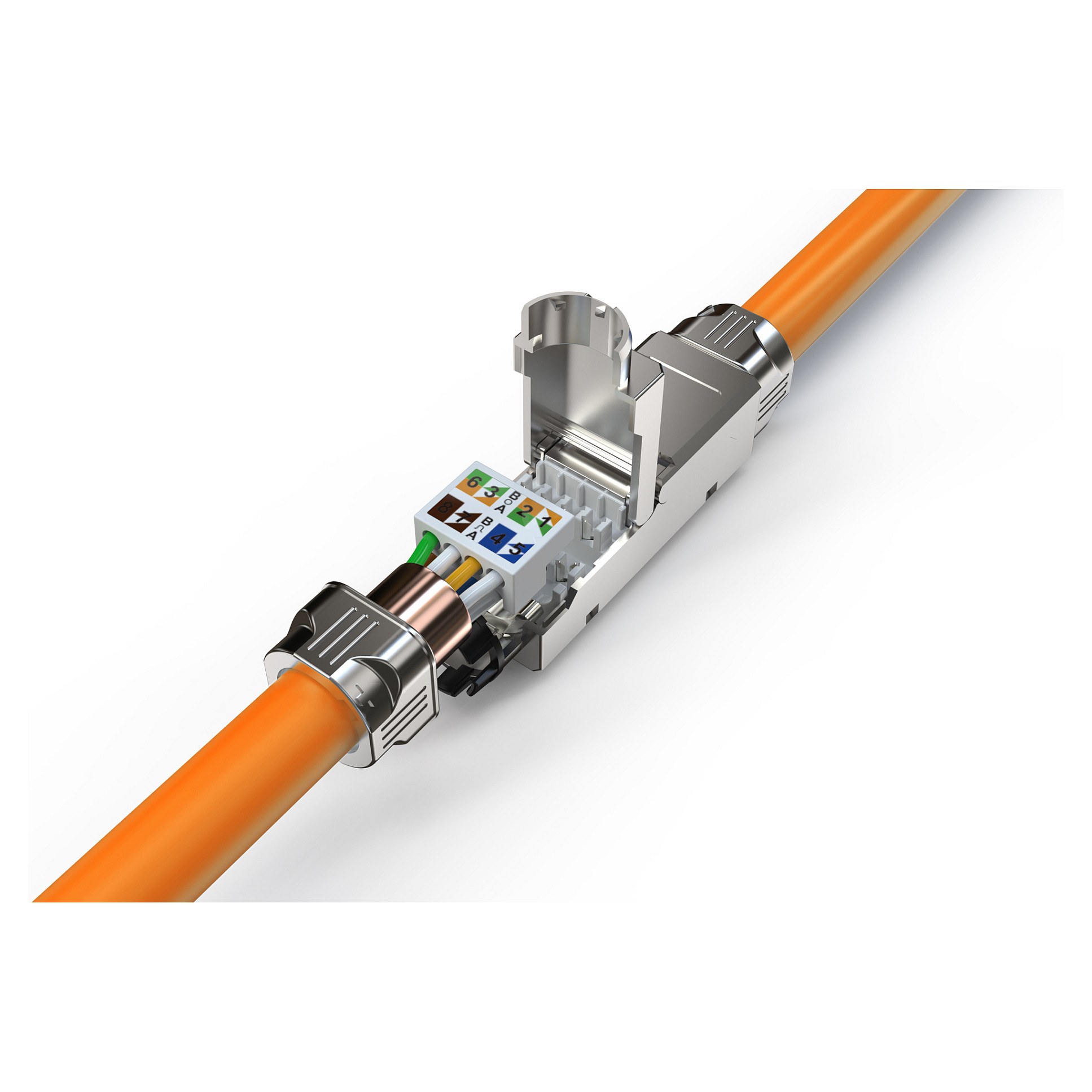 Aksesorë për Rrjet DIGITUS CAT.6A Field Application Connector / 500 MHz - 6