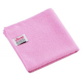 Leckë Pastrimi Vileda Professional MicroTuff Base / Lecka Mikrofibre / 36 × 36 cm / 5 Copë / 95°C - Rozë