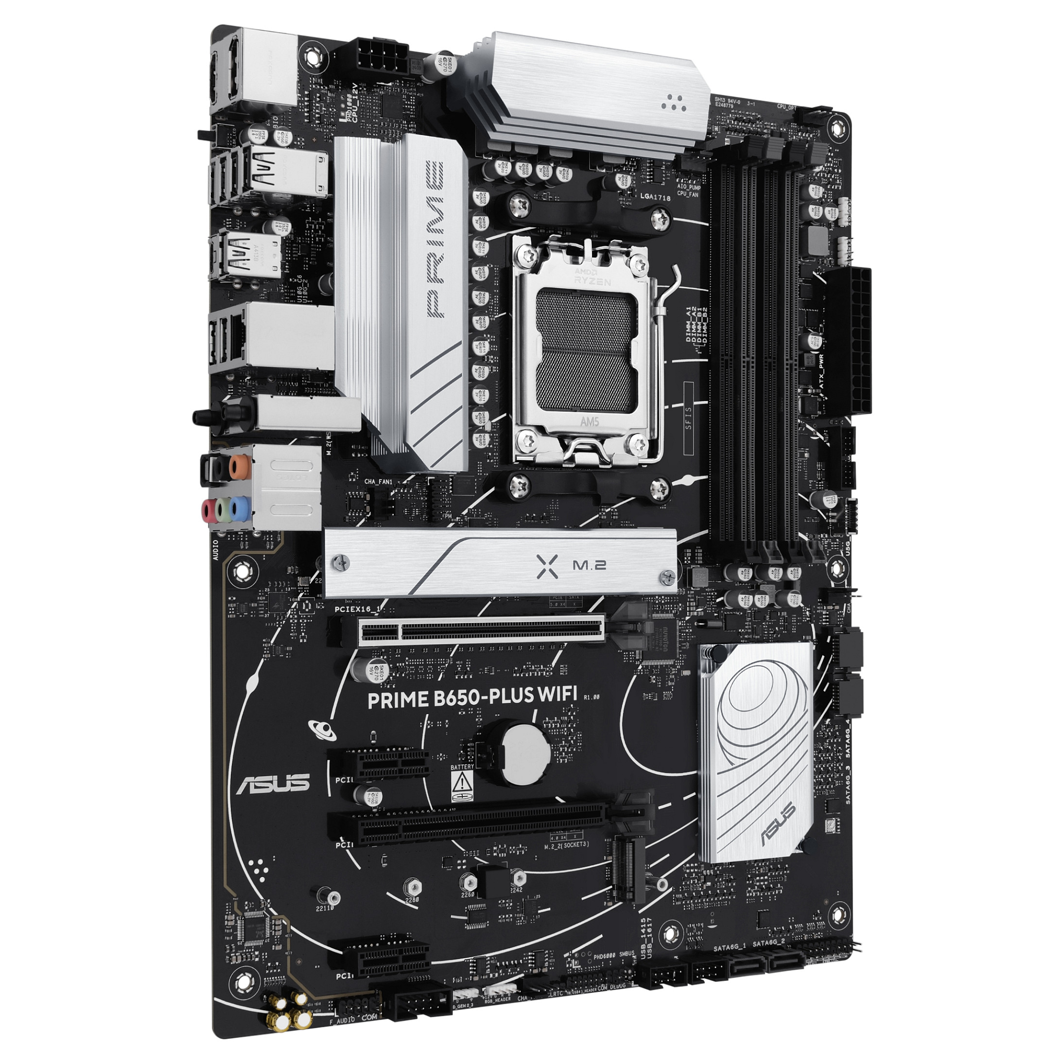 Pllakë Amë AMD AM5 ASUS PRIME B650-PLUS WIFI / DDR5 / ATX / HDMI+DP - 3