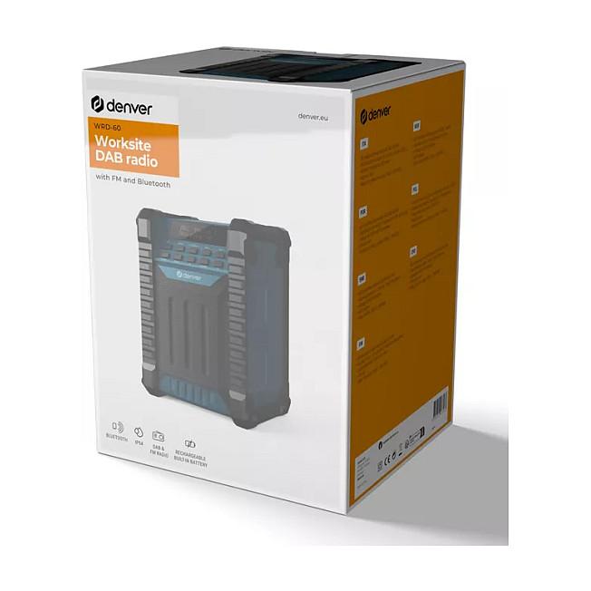 Radio Denver WRD-60, DAB+, FM, Bluetooth, 10W, IP54 - Blu/Zezë - 5