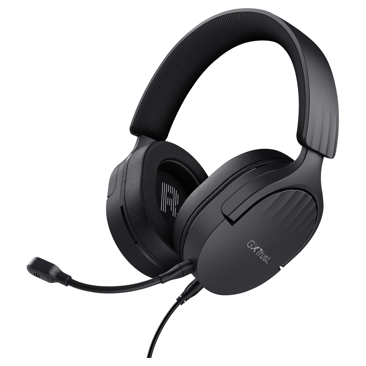 Kufje Gaming Trust GXT 489 Fayzo / Wired / Over-Ear / 50 mm / 3.5 mm / Mikrofon i shkëputshëm / 1.2 m – Zezë - 2