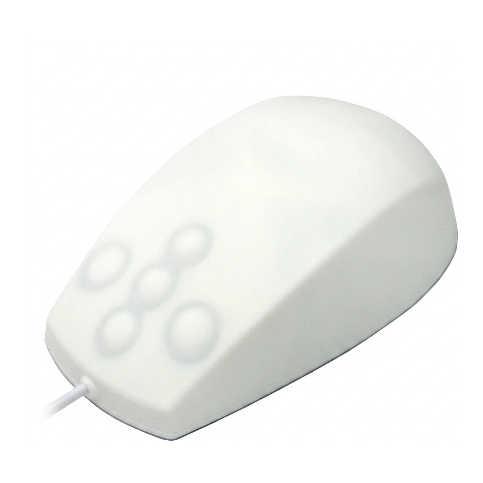 Maus me kabllo Medigenic MMA Scroll / IP65 Silikon – Blu e Hapur - 1