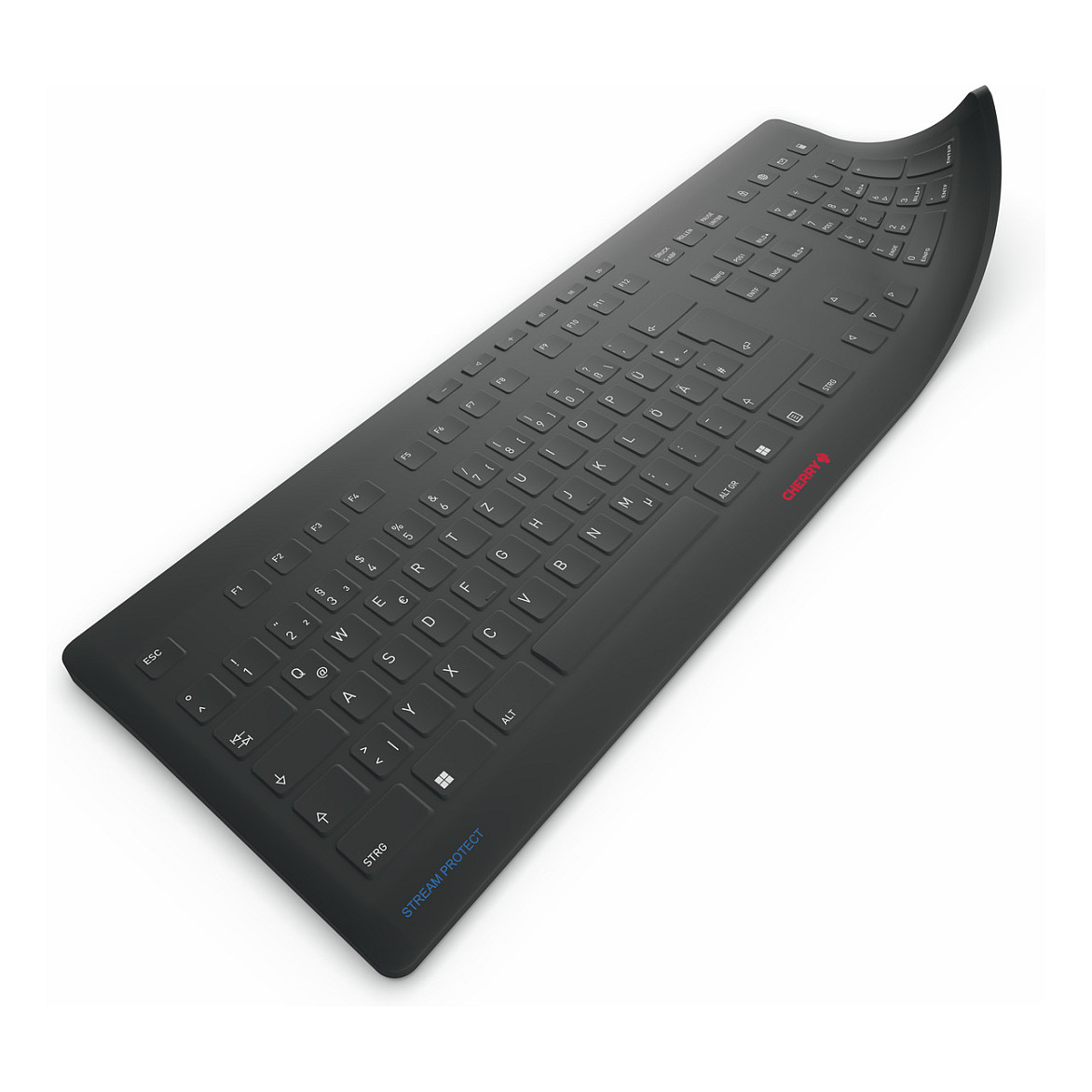 Aksesorë CHERRY STREAM Protect Membrane Keyboard Slipcover / German Language - Zezë - 1