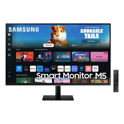 Monitor Samsung Smart Monitor M5 LS27DM500EUXDU / 27" / Full HD VA / 60Hz / 4ms / 2×HDMI+USB Hub - Zezë