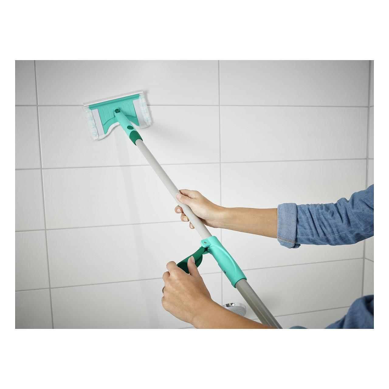 Pastrues Dysheme LEIFHEIT Flexi Pad / Për Pllaka, Vaska & Kabina Dushi / Mikrofibër Micro Duo / 20 cm / Nyje 360° - Gjelbër - 4
