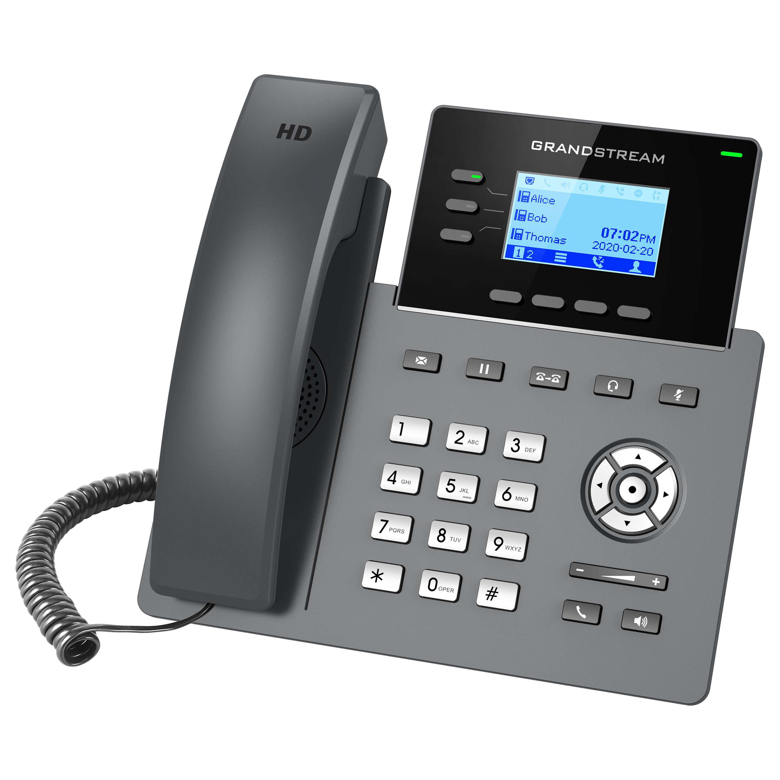 Telefon VoIP Grandstream GRP2603P / 2.7" / Gigabit & PoE - Zezë