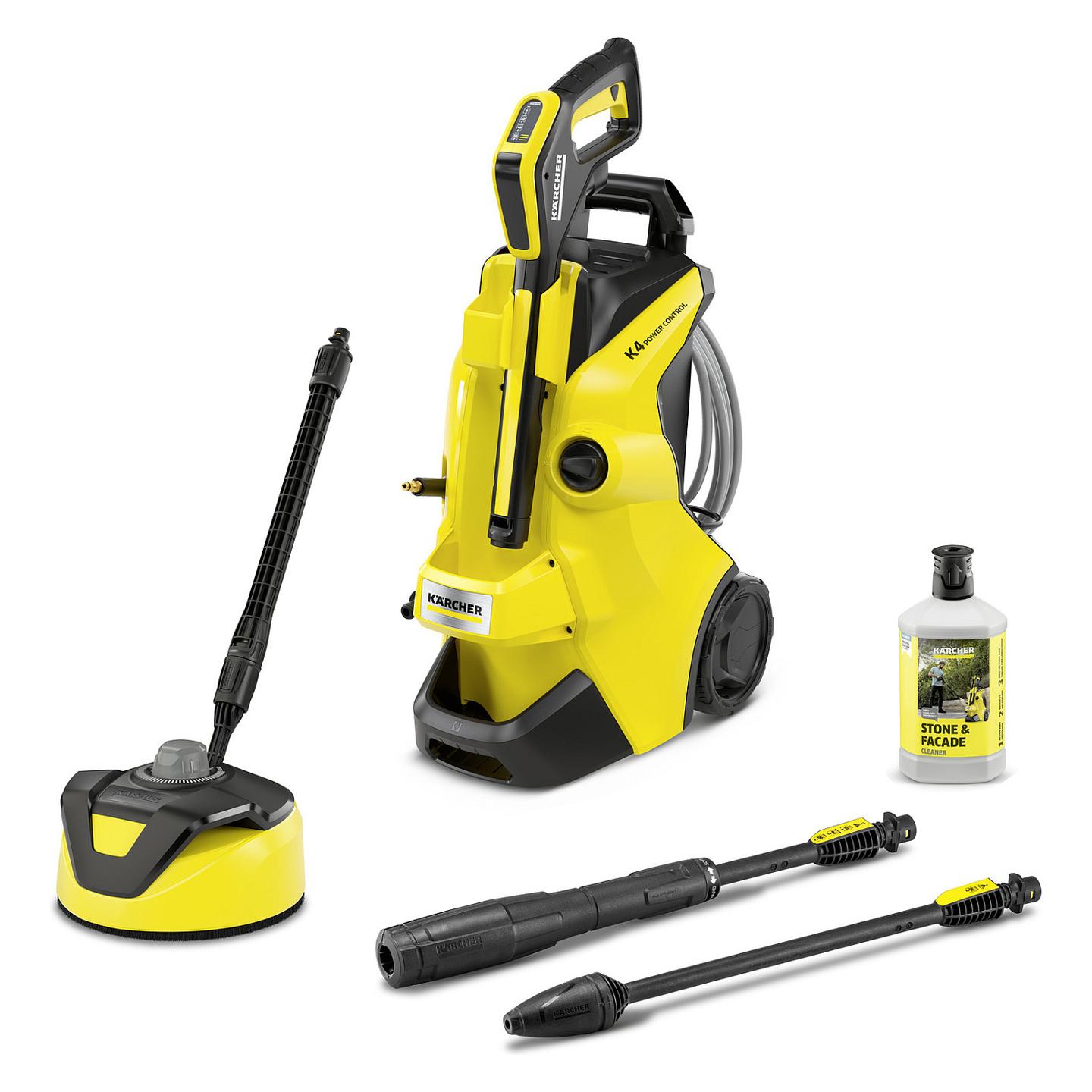 Pastrues me presion Kärcher K 4 Power Control Flex Home / 1800W / 130 Bar / 420L/h / PremiumFlex 8m - Verdhë/Zezë