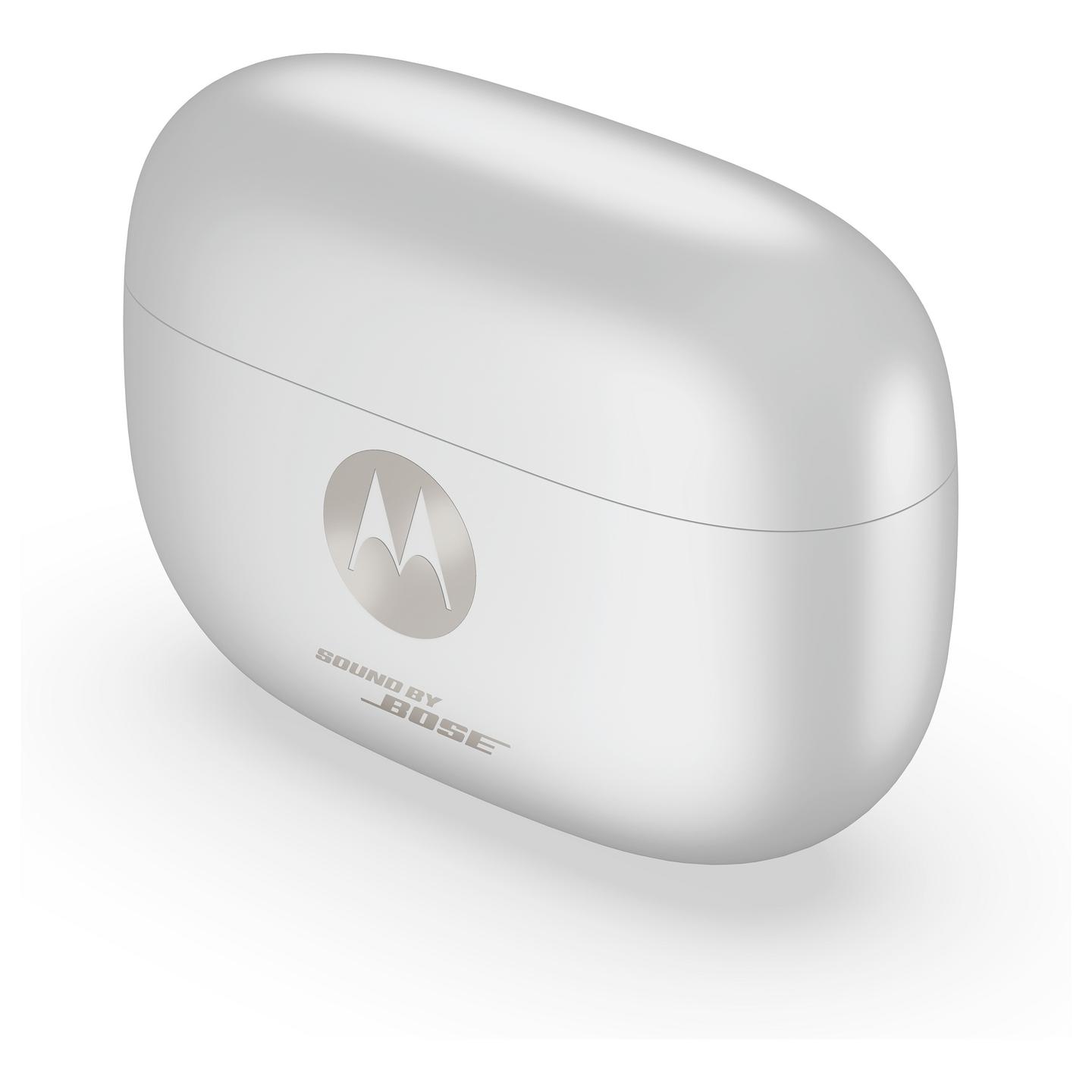 Kufje pa kabllo Motorola moto buds 2 plus / Sound by Bose / 11 mm + Knowles / Bluetooth 6.0 / ANC / LHDC4 + LHDC5 / 40 orë - Bardhë - 6