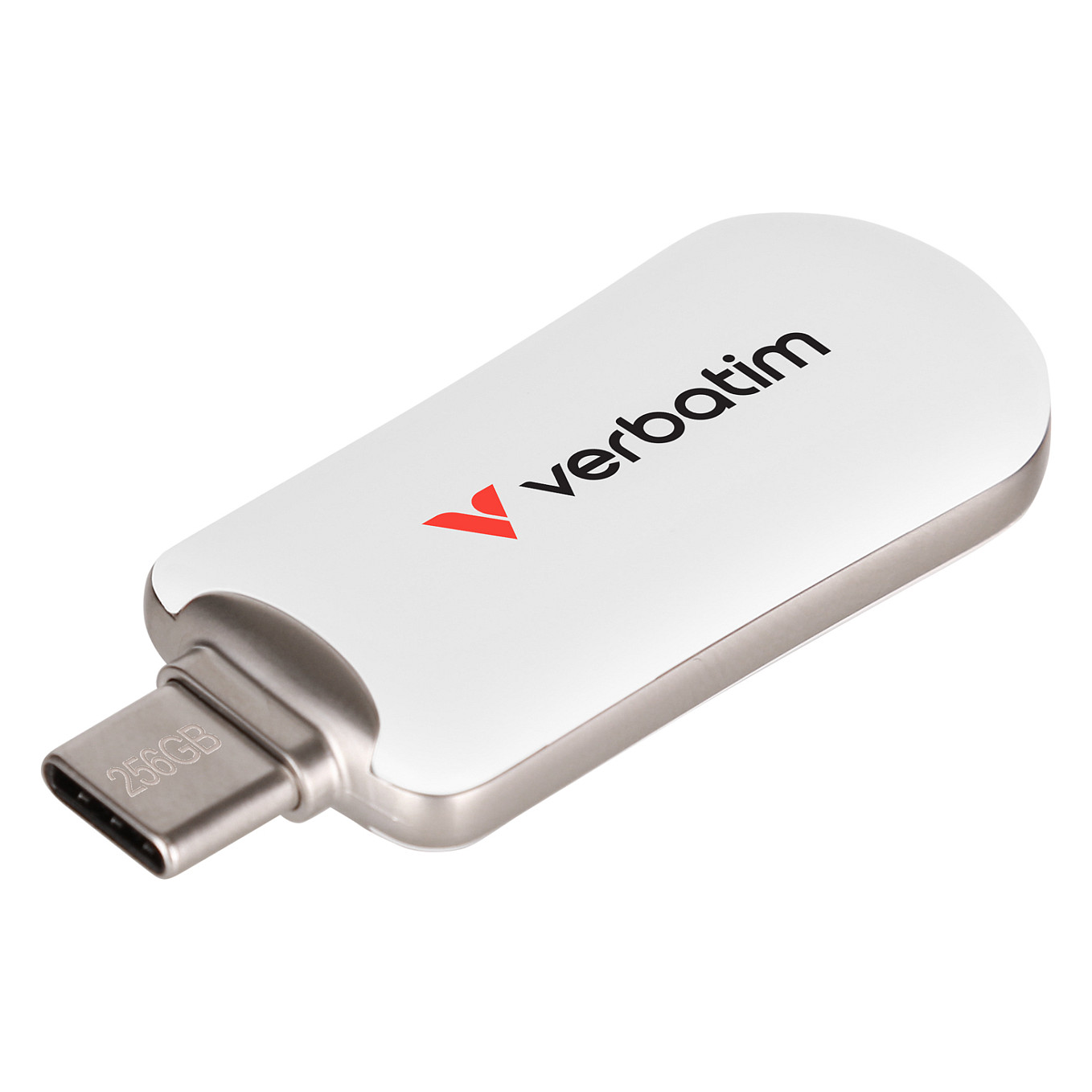 USB STICK 256GB Verbatim Plectra USB-C, e bardhë - 2