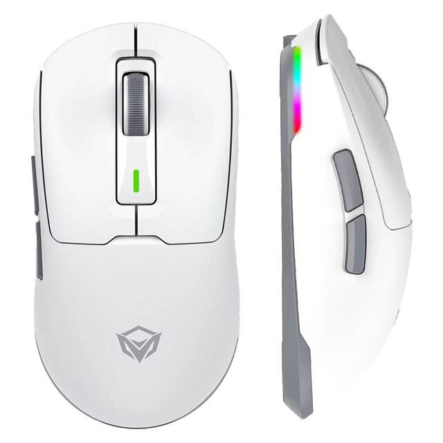 Maus Gaming Meetion Air GW24 Wired & Wireless - e bardhë - 2