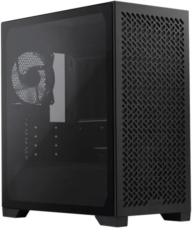 Kasë PC Cooler Master Elite 302 Lite / Mini Tower / Micro ATX / 6x Fan Support / Tempered Glass / Mesh Front / 360mm Radiator - Zezë