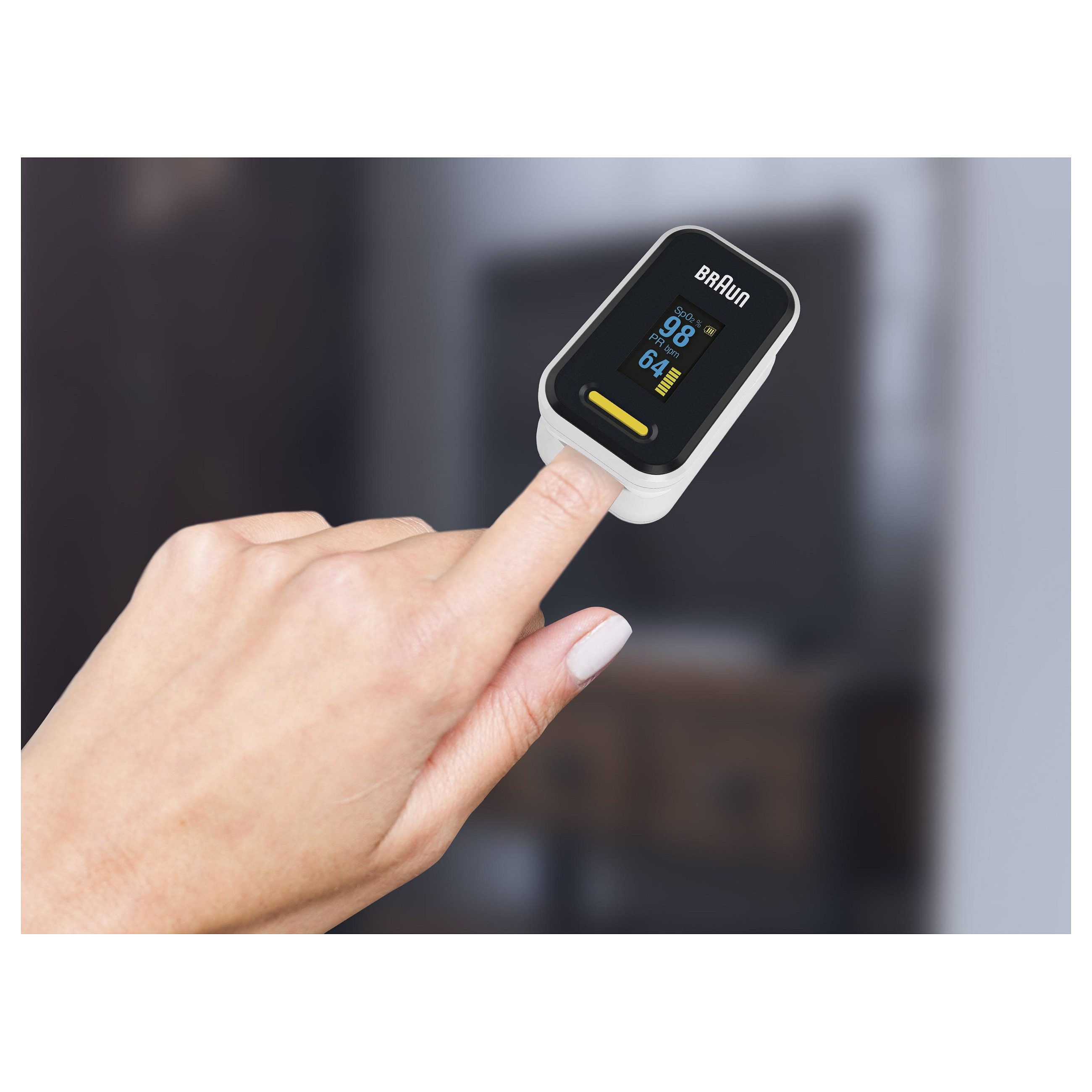 Matës i oksigjenit në gjak Braun Pulse Oximeter YK-81CEU – Zezë/Bardhë - 7