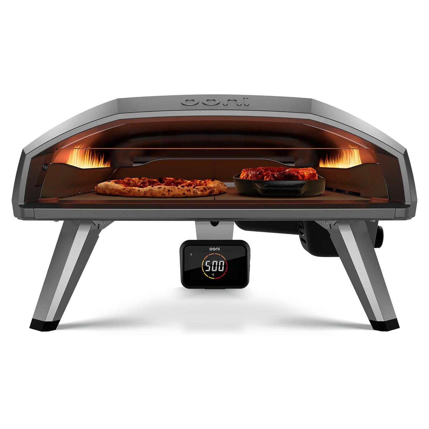 Furrë Pice Ooni Koda 2 Pro, me Gaz, deri në 500°C, për Pica deri në 46cm - Zezë/Argjend - 7
