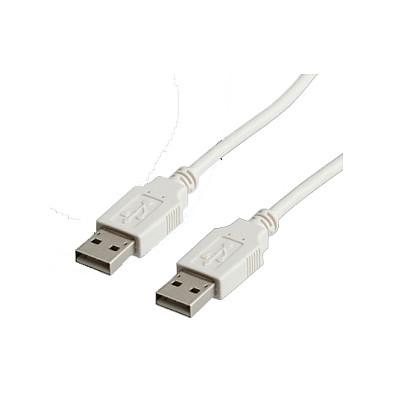 Kabllo USB VALUE / USB-A në USB-A / USB 2.0 / 4.5m - Bardhë