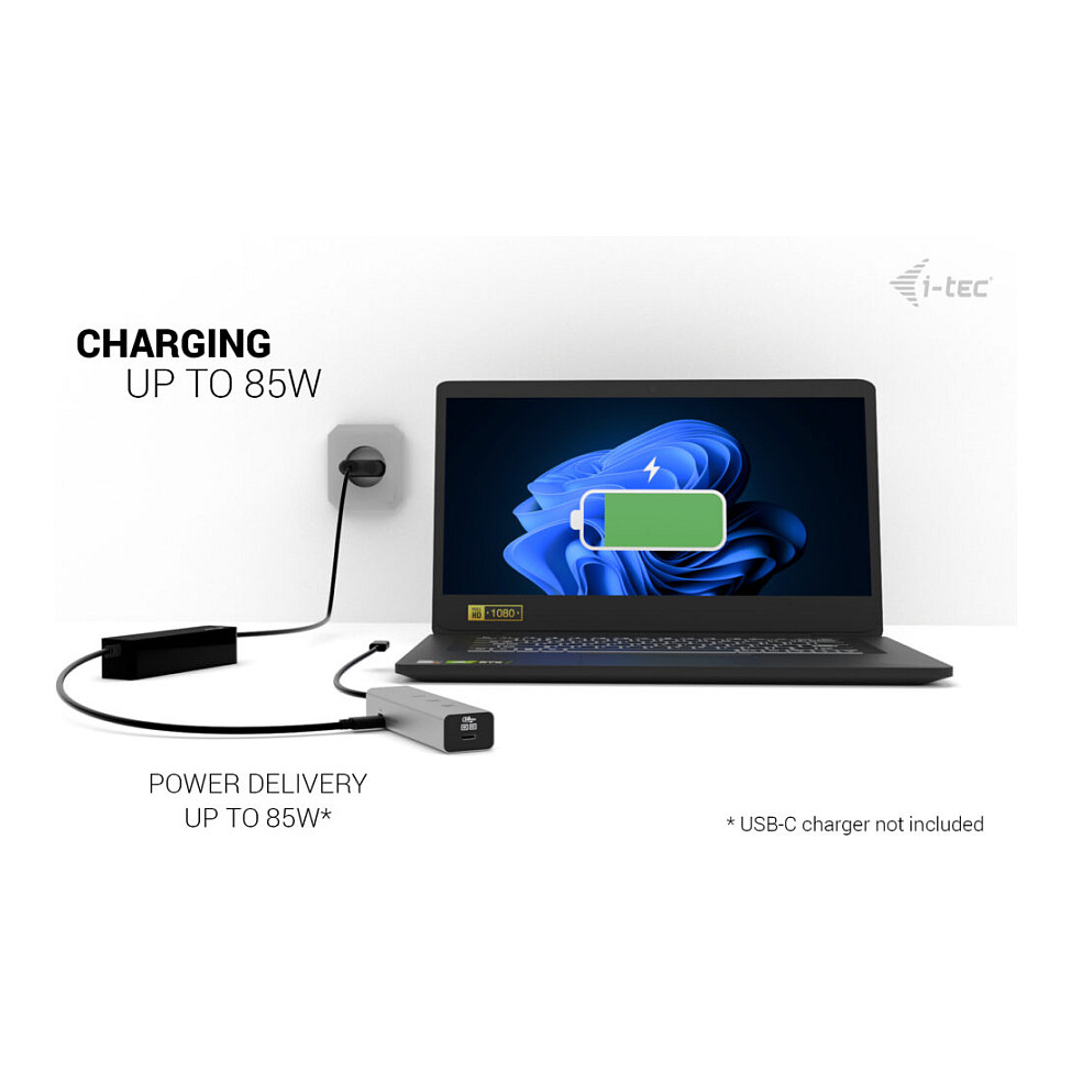 HUB I‑TEC USB-C / 5 Ports - Argjend - 9