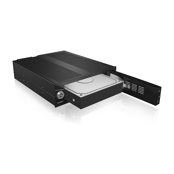 Aksesorë për disqe IB-170SK-B 5.25" Front Panel Zezë – Drive Bay Console - 1