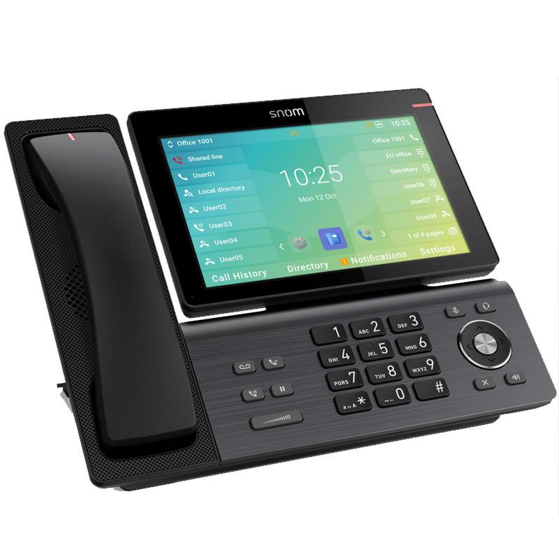 Telefon VoIP Snom D895M, SIP, 8", IPS, DECT, Wi-Fi, Bluetooth, 2x Gigabit Ethernet, USB 2.0 - Zezë