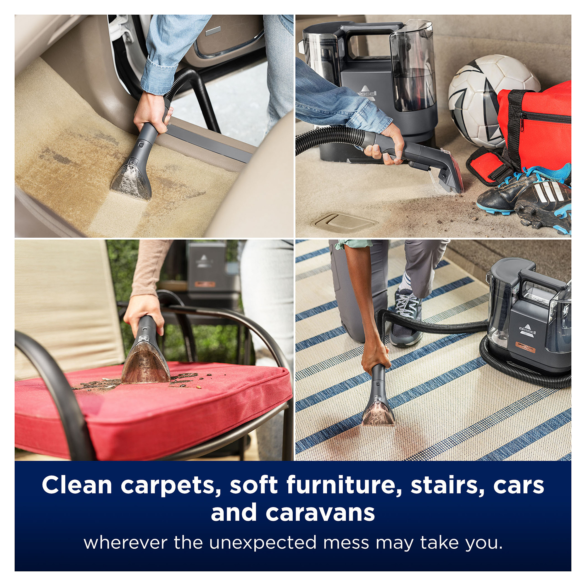 Fshesë për pastrim Bissell SpotClean Cordless 3681N - Zezë - 3