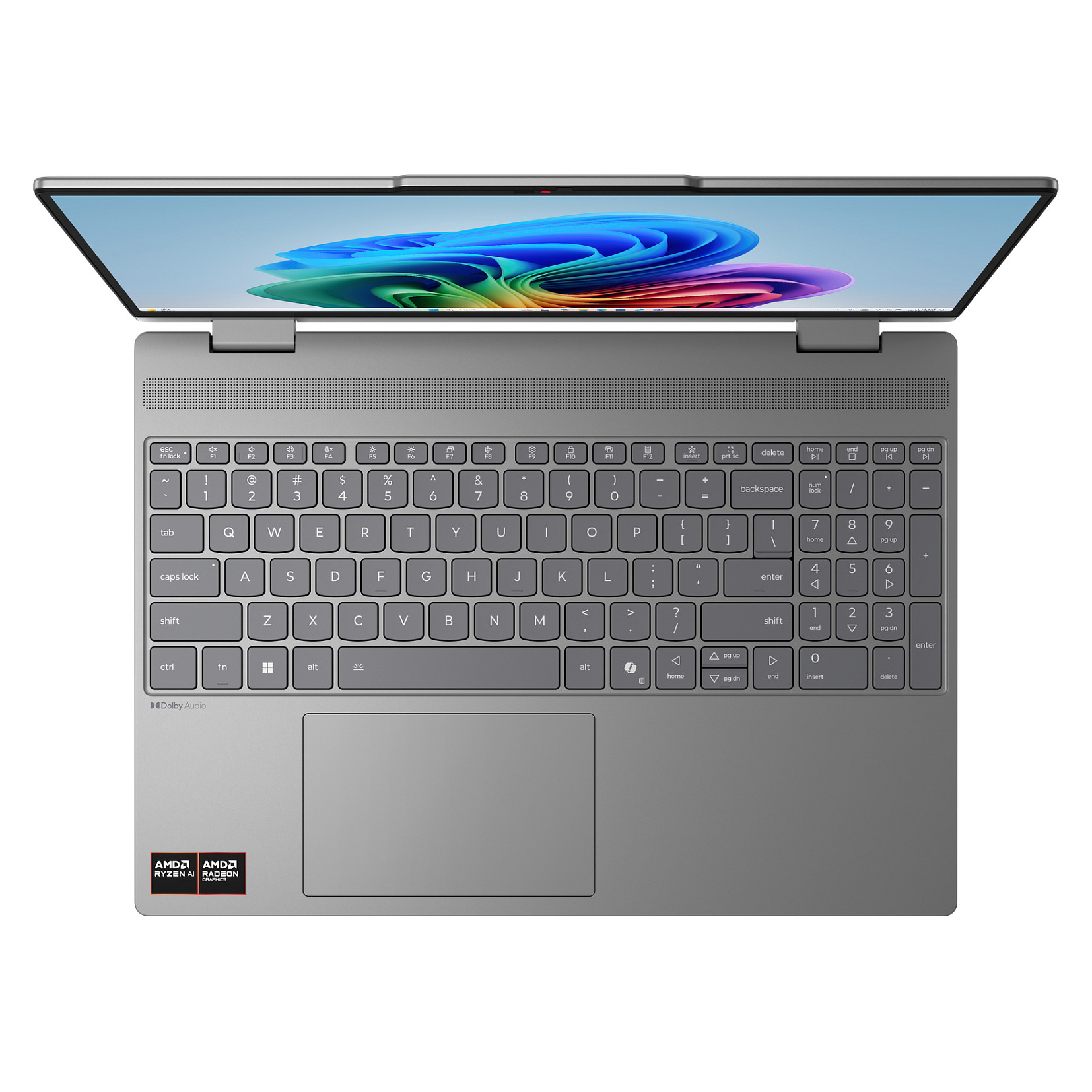 Laptop Lenovo IdeaPad 5 2-in-1 15AGP11 Copilot+ PC / Ryzen AI 7 445 / 16GB DDR5 / 512GB / 15.3" WQXGA OLED 165Hz Touch / AMD Radeon 840M - Gri - 14