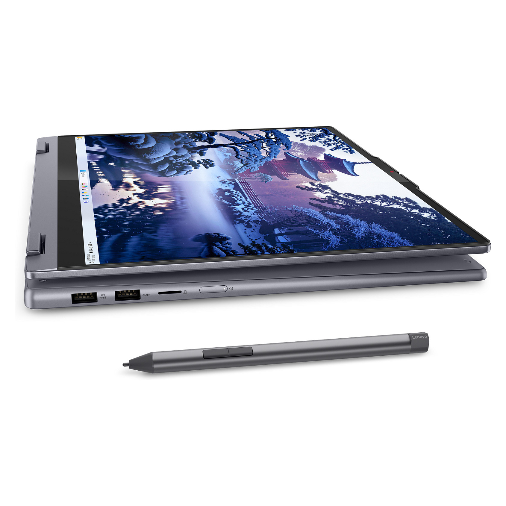 Laptop Lenovo IdeaPad 5 2-in-1 / Ultra 7-255H / 16GB LPDDR5x / 1TB / 16" WUXGA IPS Touch 60Hz / Intel Arc 140T - Gri - 14