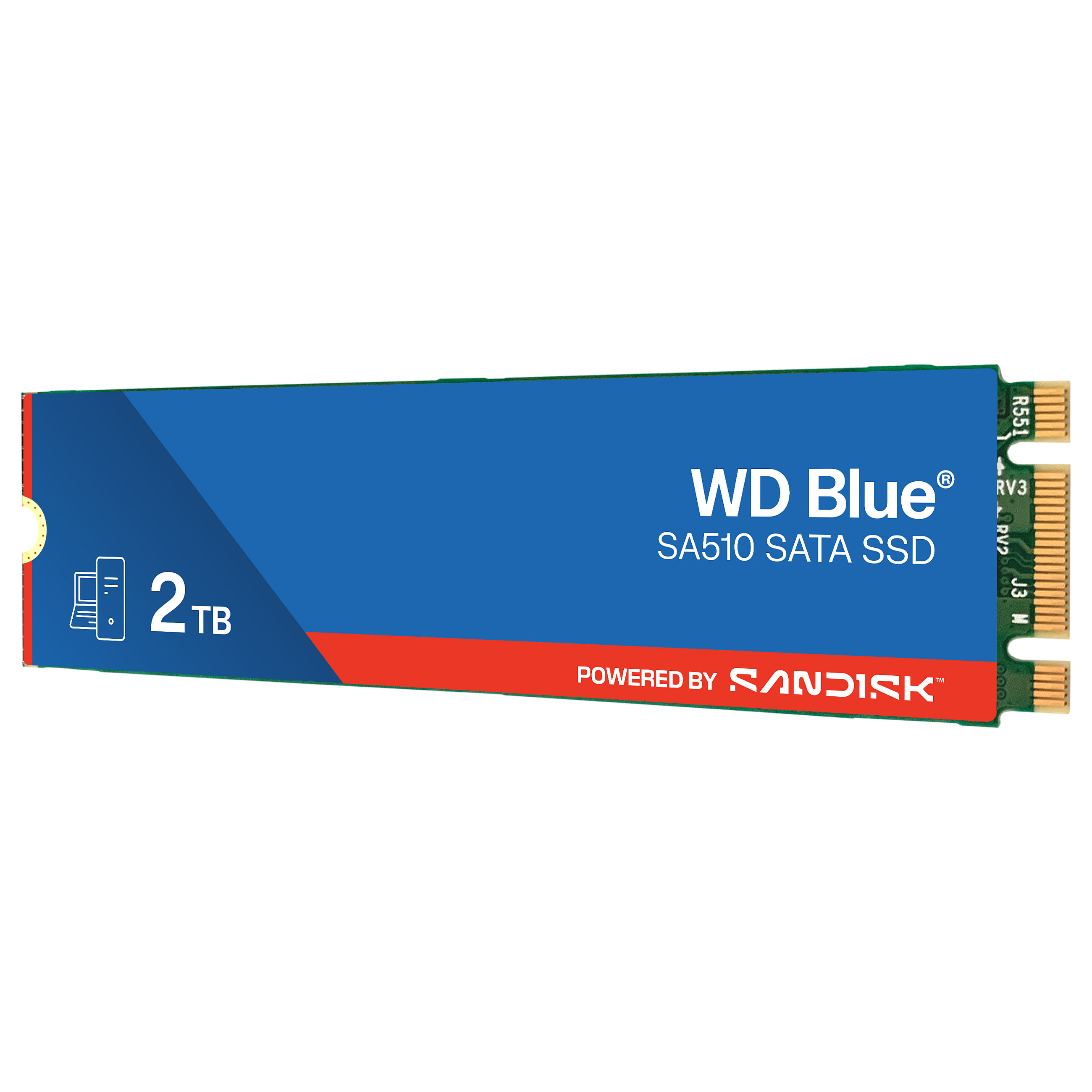 SSD e Brendshme 2TB M.2 WD Blue 2280 SATA3 SA510 - 2